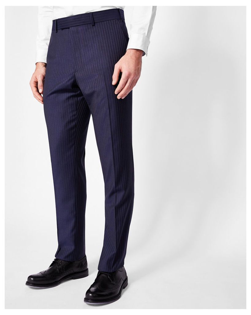 Ted Baker Sterling pin striped wool trousers Blue