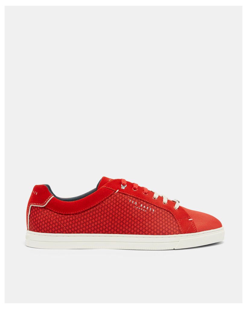 Ted Baker Geo print trainers Bright Red
