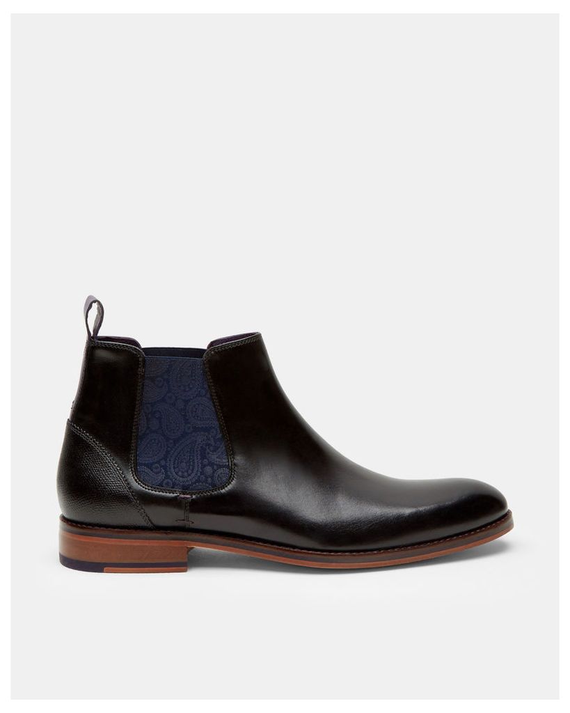 Ted Baker Leather Chelsea boots Black