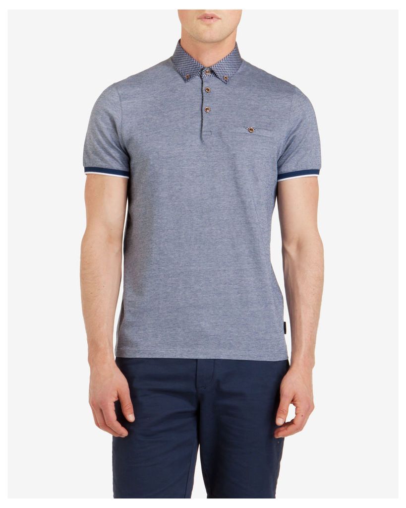 Ted Baker Oxford polo shirt Blue