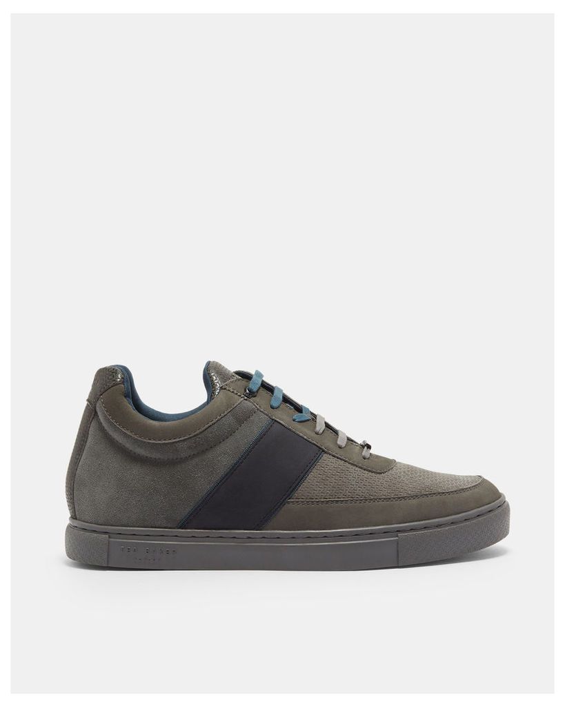Ted Baker Suede cupsole trainers Grey