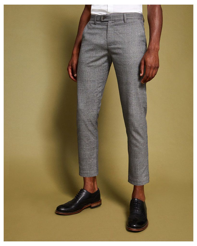 Ted Baker Check cropped trousers Grey