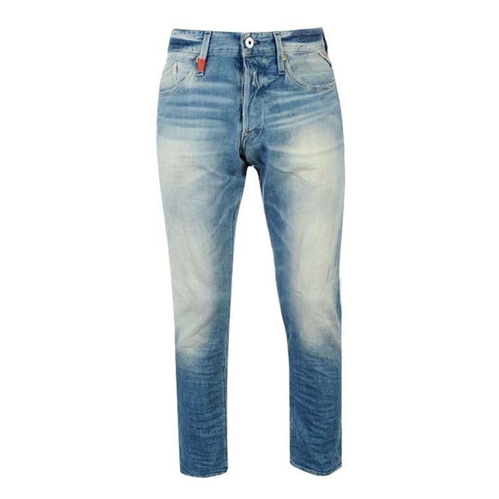 Replay Waitom Mid Rise Mens Jeans
