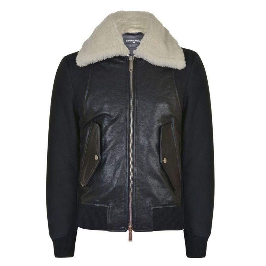 DSQUARED2 Shearling Harness Jacket