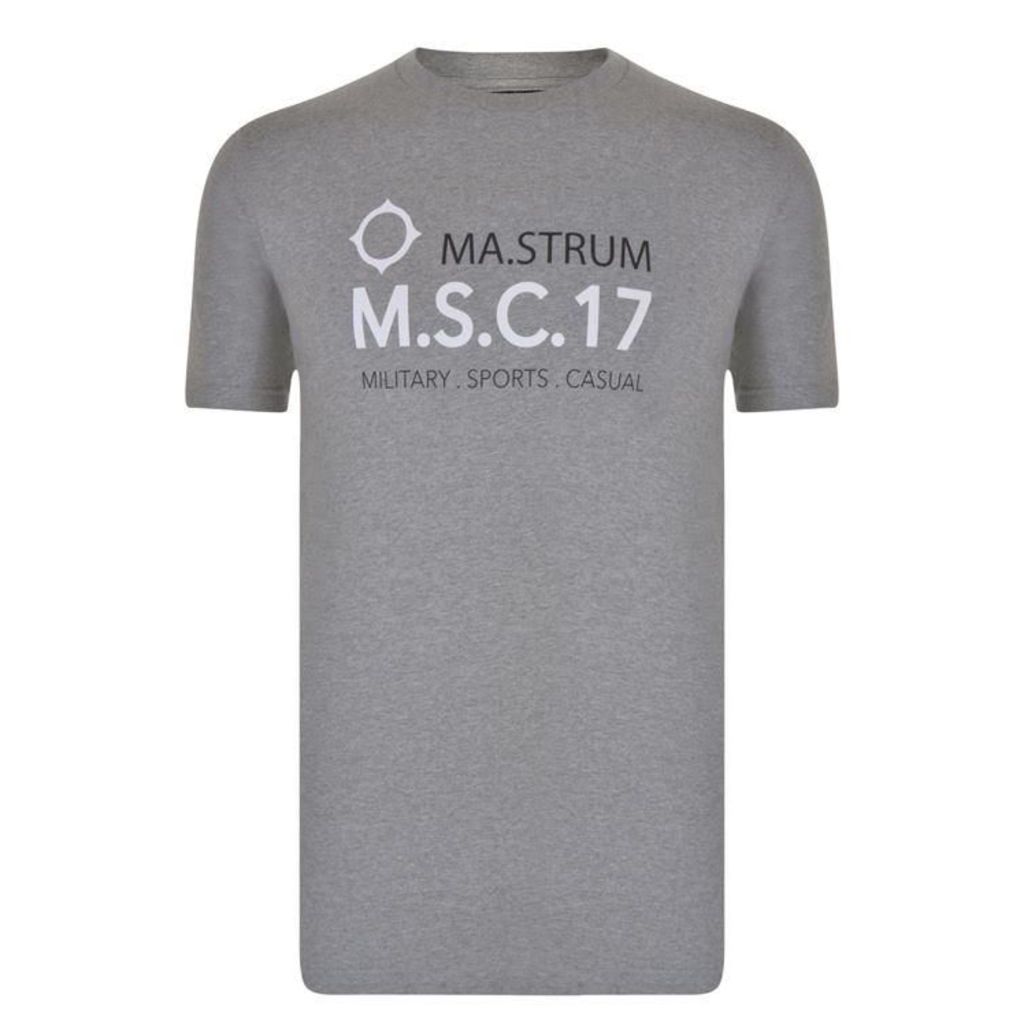 MA STRUM Giatsin Msc17 Logo T Shirt
