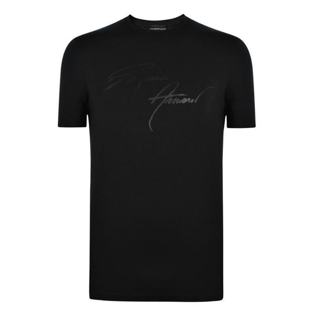 EMPORIO ARMANI Signature Logo T Shirt