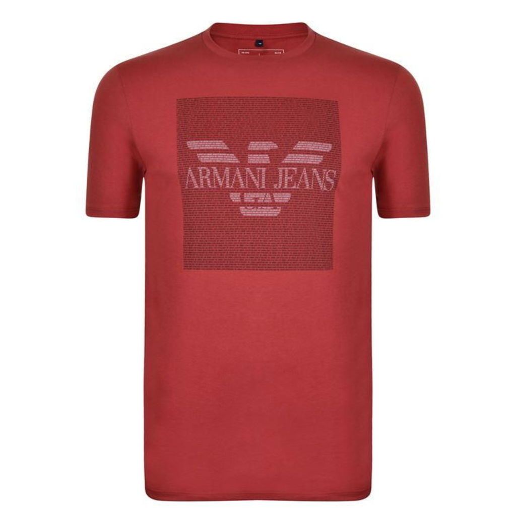 ARMANI JEANS Block Eagle T Shirt
