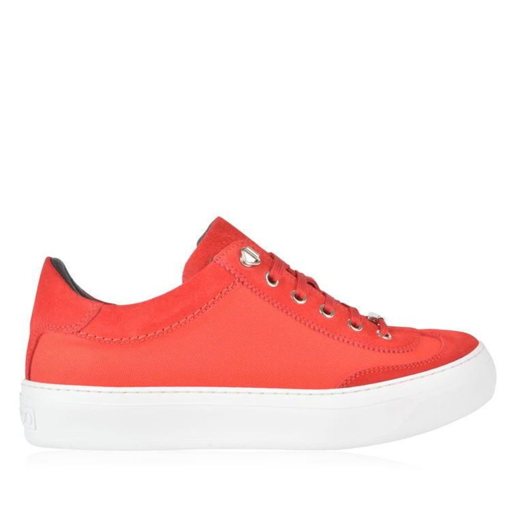 JIMMY CHOO Mesh Panel Ace Low Top Trainers