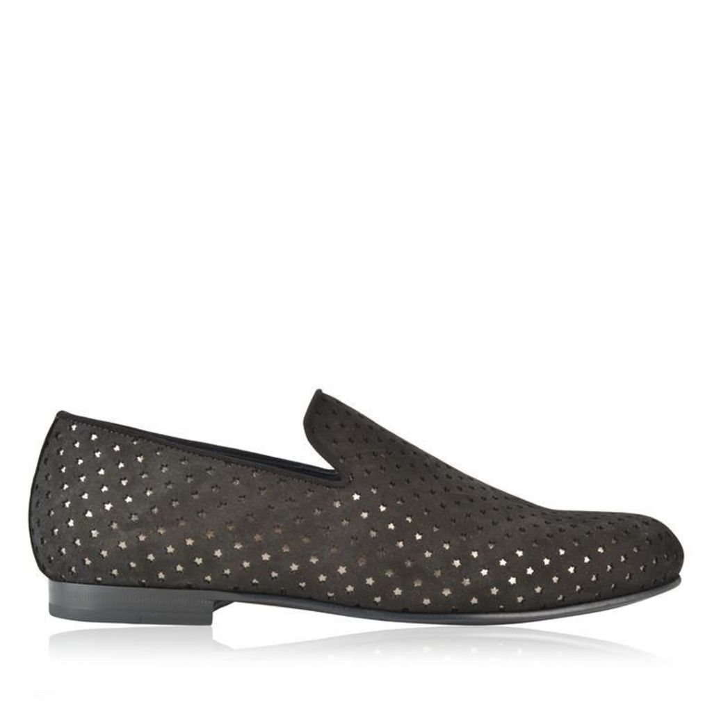 JIMMY CHOO Sloane Perforated Loafers