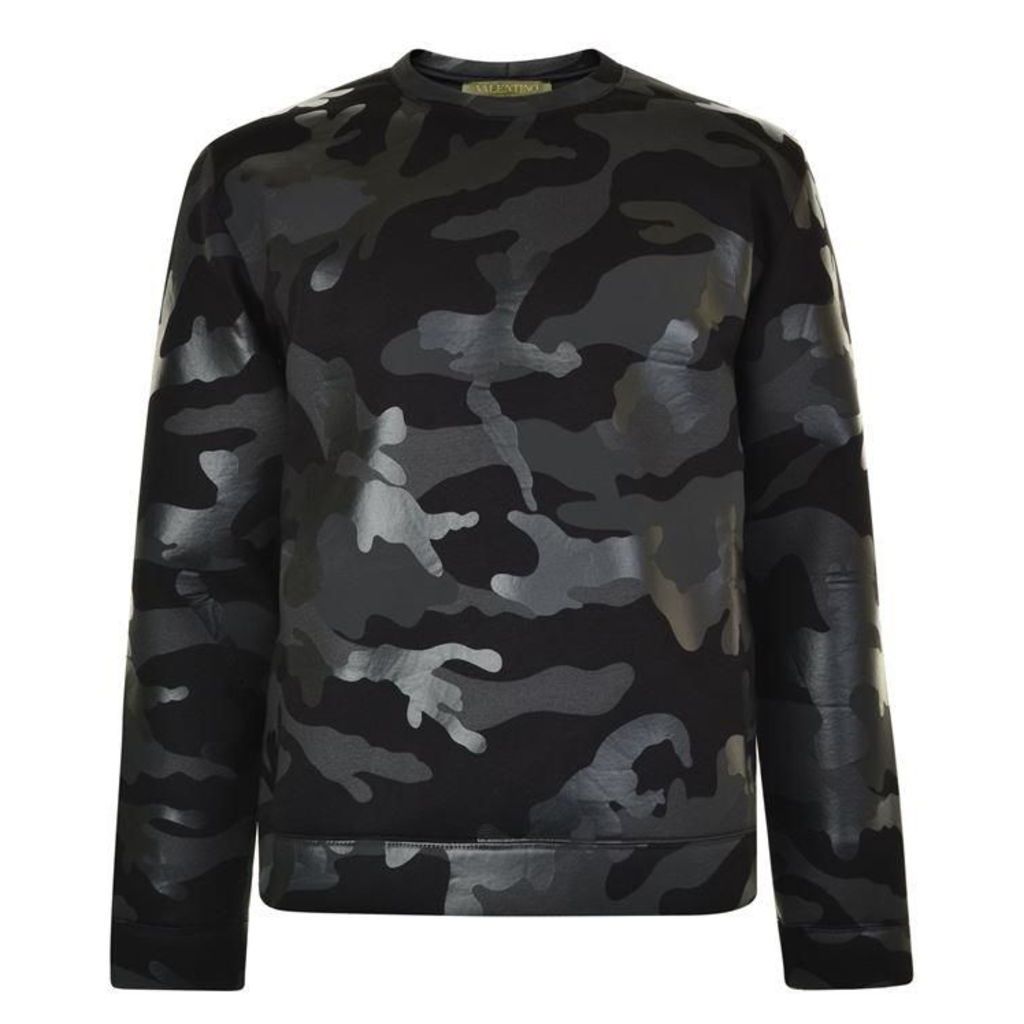 Valentino Camouflage Sweatshirt Jumper