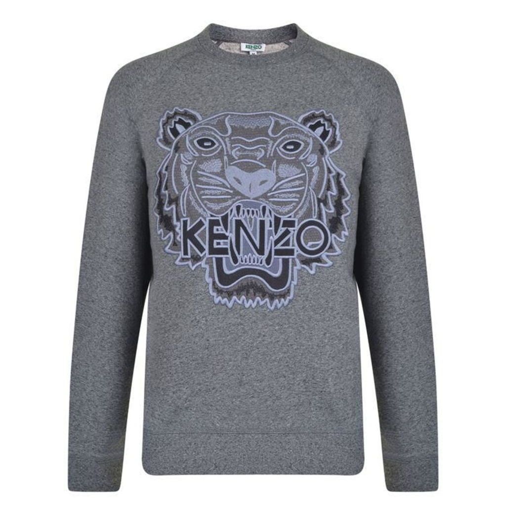 KENZO Embroidered Tiger Logo Sweatshirt