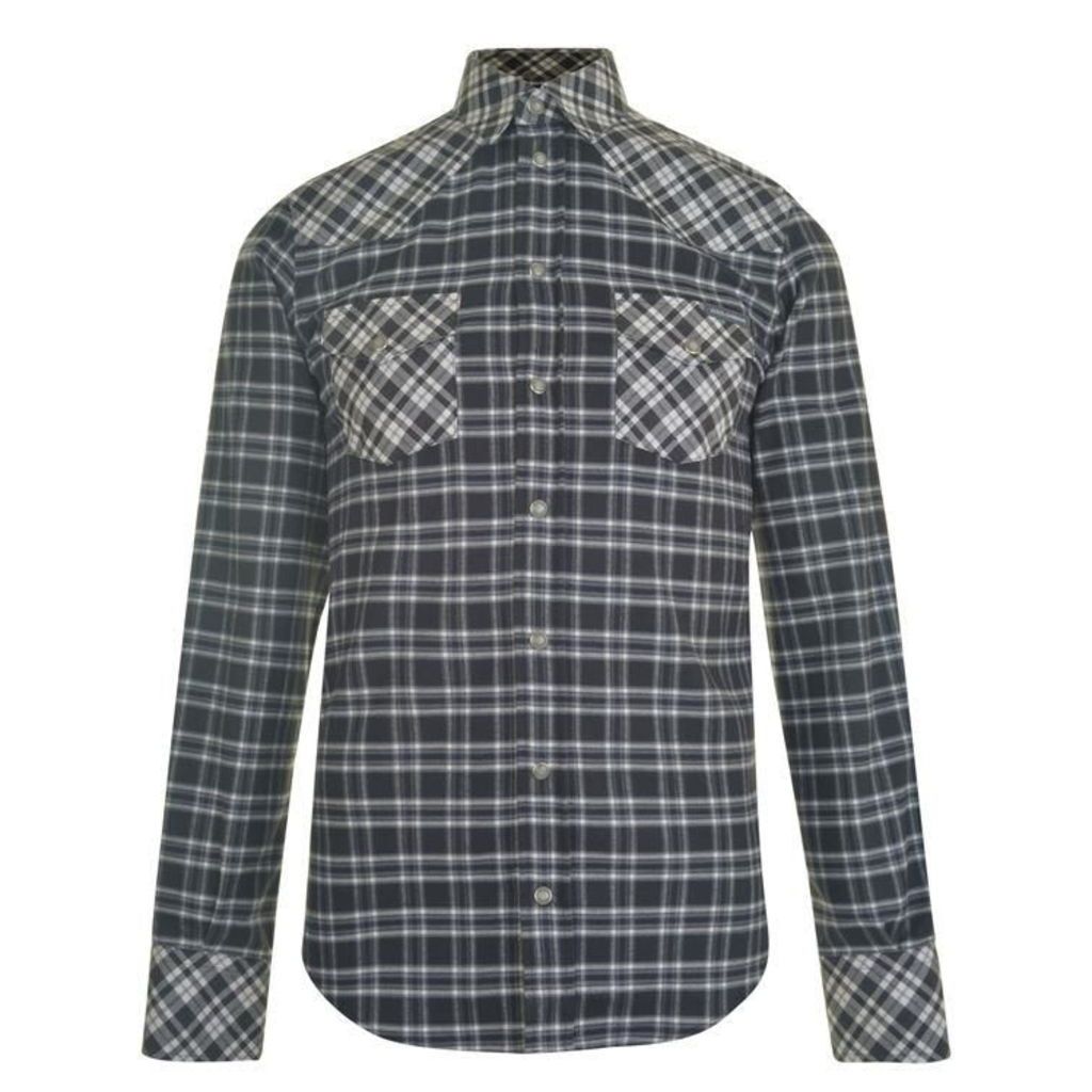 DOLCE AND GABBANA Flannel Check Shirt