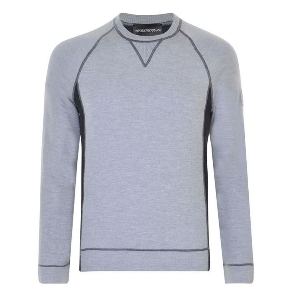 EMPORIO ARMANI Contrast Panel Sweatshirt