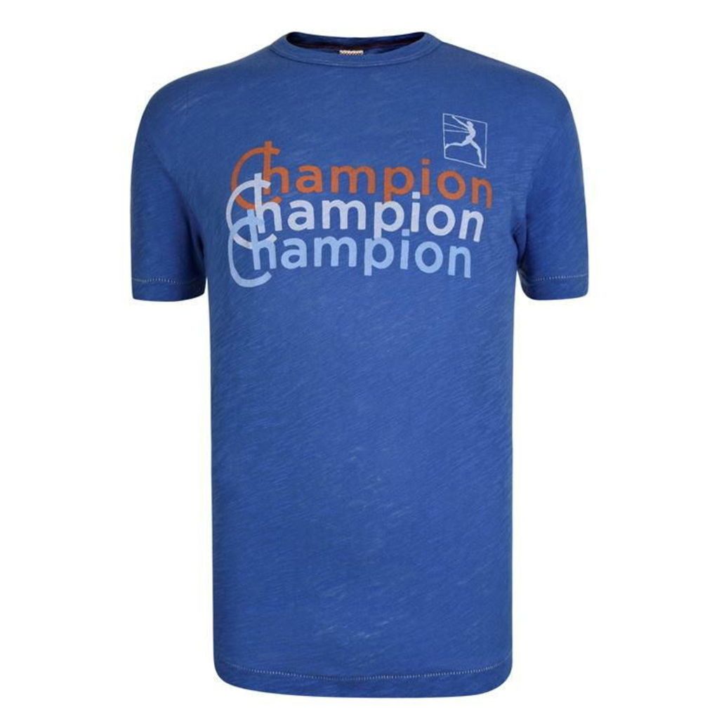 CHAMPION Logo Short Sleeved T Shirt