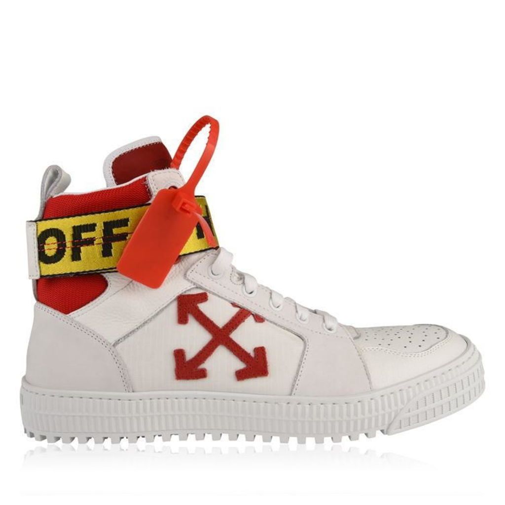 Off White Industrial High Top Trainers