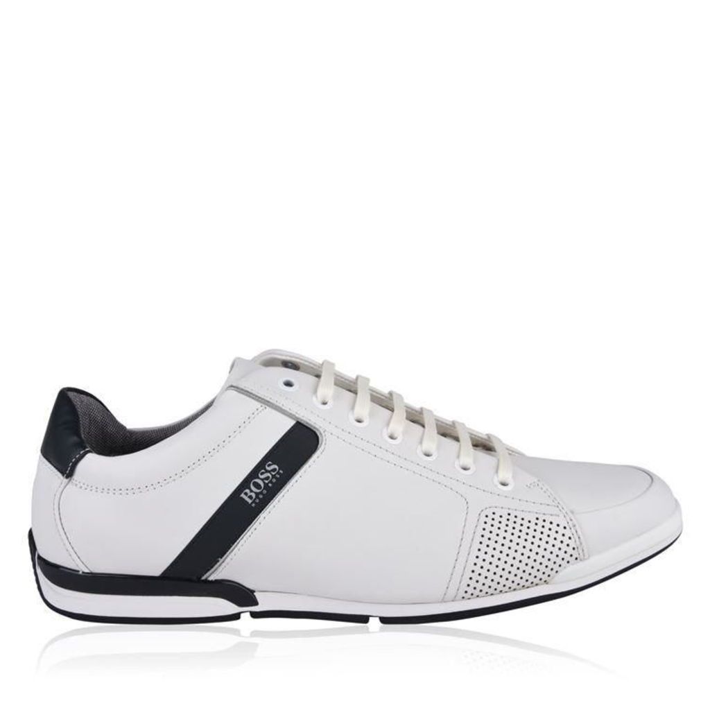 Boss Saturn Leather Low Top Trainers