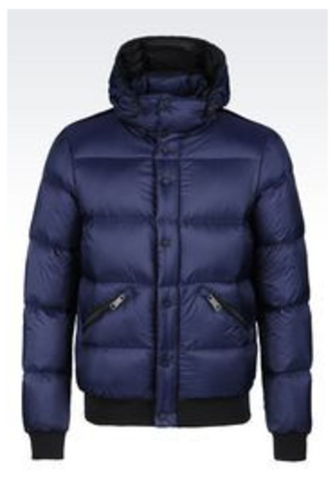 OFFICIAL STORE ARMANI JEANS DOWN JACKET IN NYLON