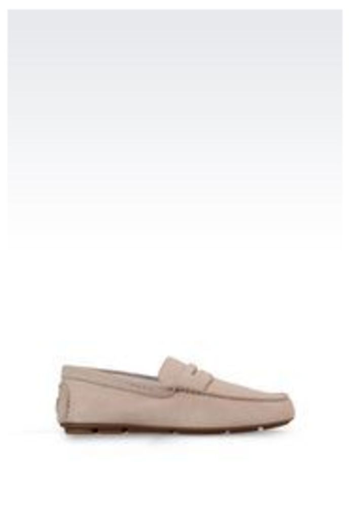 OFFICIAL STORE ARMANI JEANS SUEDE LOAFER