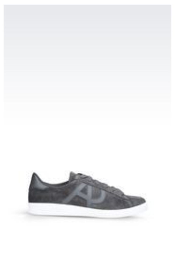 OFFICIAL STORE ARMANI JEANS SUEDE SNEAKER