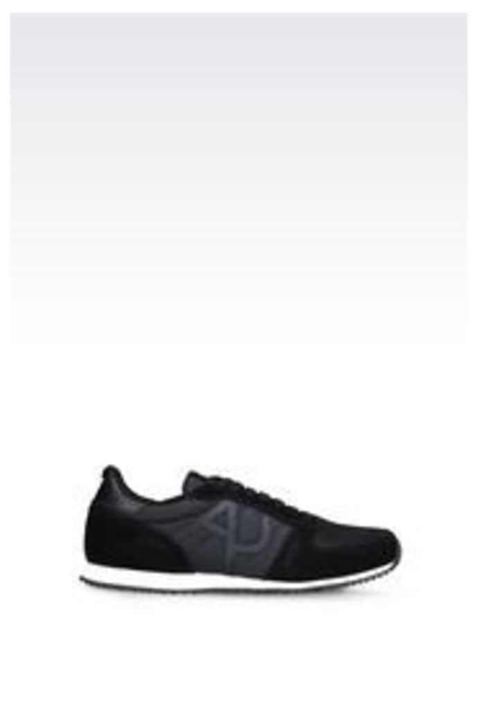 OFFICIAL STORE ARMANI JEANS SNEAKER IN TECHNICAL FABRIC