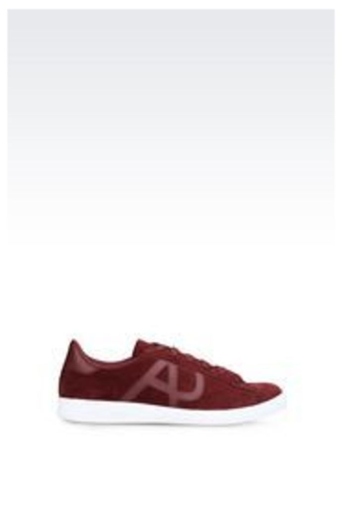 OFFICIAL STORE ARMANI JEANS SUEDE SNEAKER