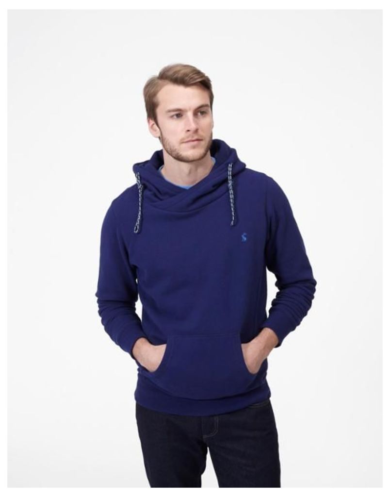 Blue Harmon Hooded Sweatshirt  Size L | Joules UK