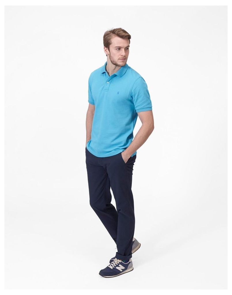 Turquoise Woody Classic Fit Polo Shirt  Size S | Joules UK