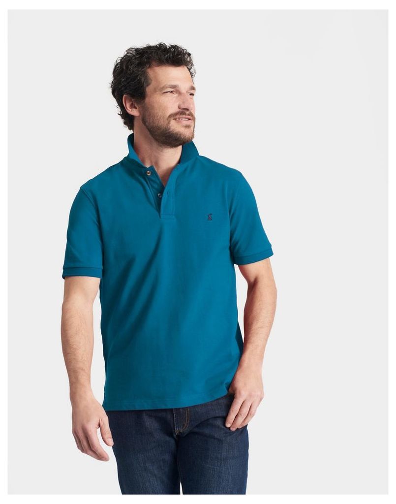 Teal Woody classic Fit Polo Shirt  Size M | Joules UK
