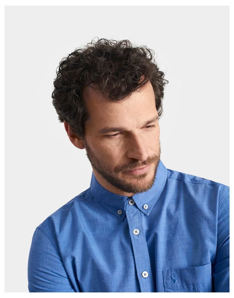 Blue Lambert Classic Fit Shirt  Size M | Joules UK