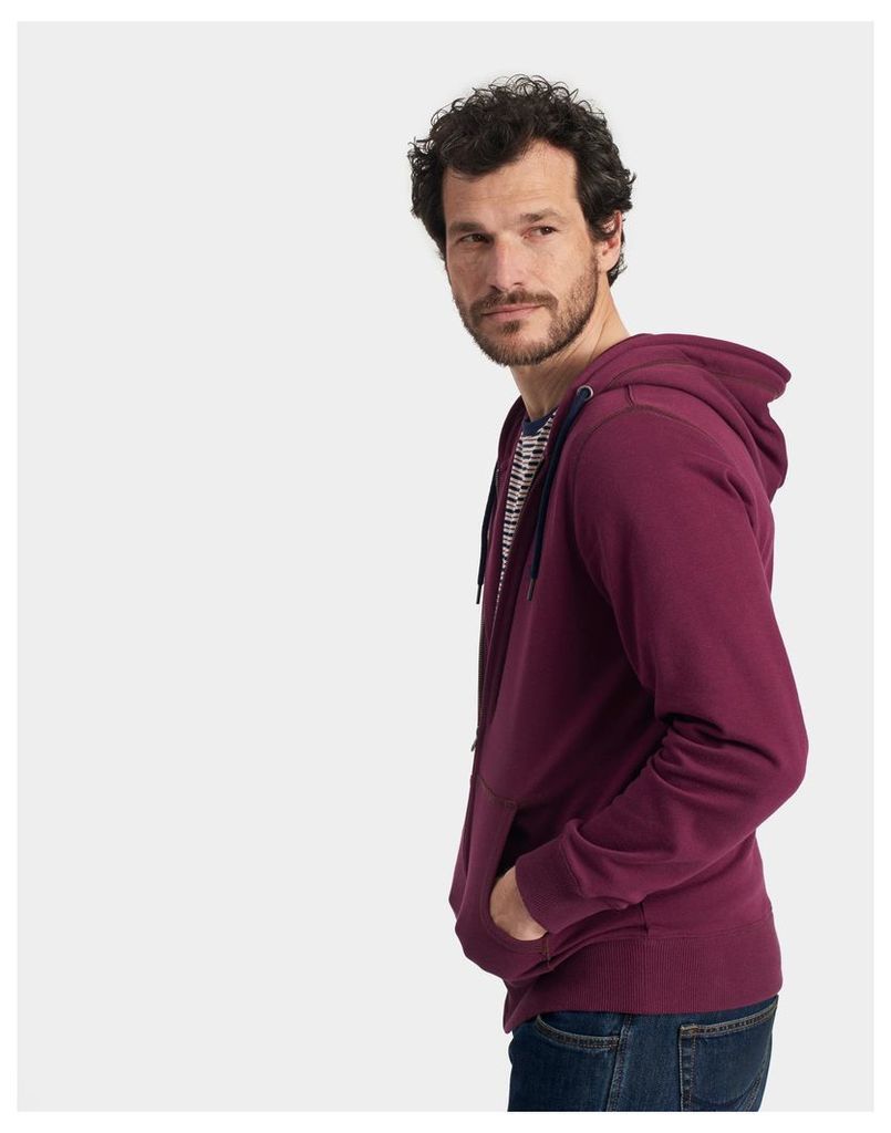 Plum Alnwick Hooded Sweatshirt  Size XL | Joules UK