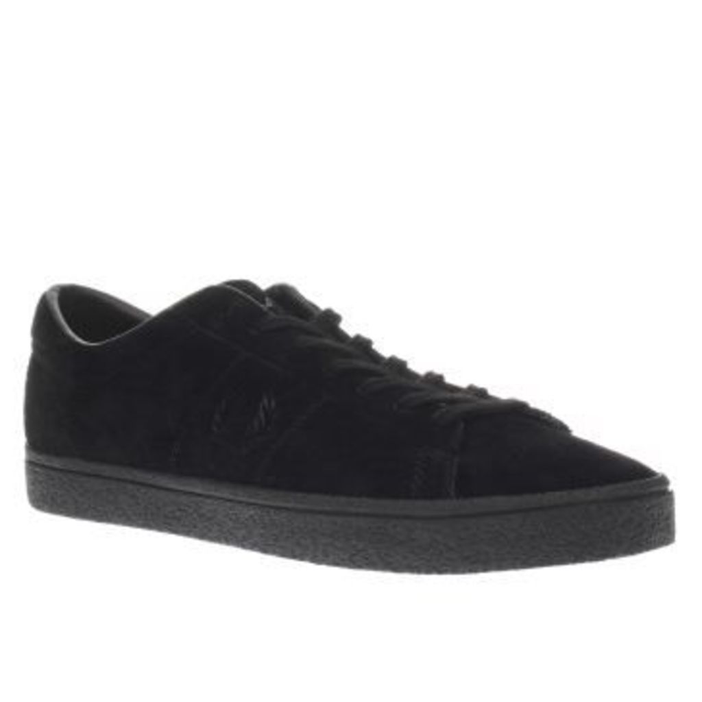 Fred Perry Black Spencer Suede Crepe Mens Trainers