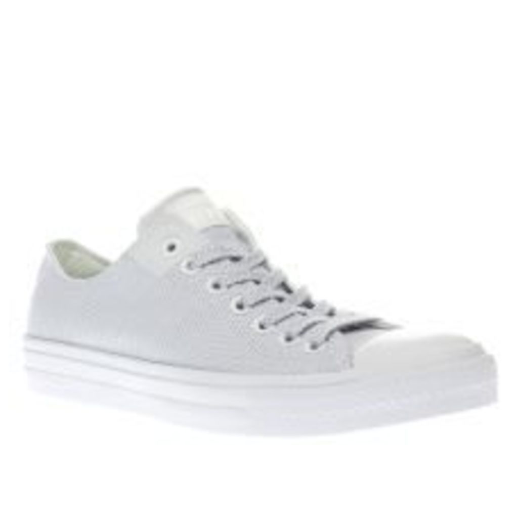 Converse White & Pl Blue Chuck Taylor Ii Ox Mens Trainers