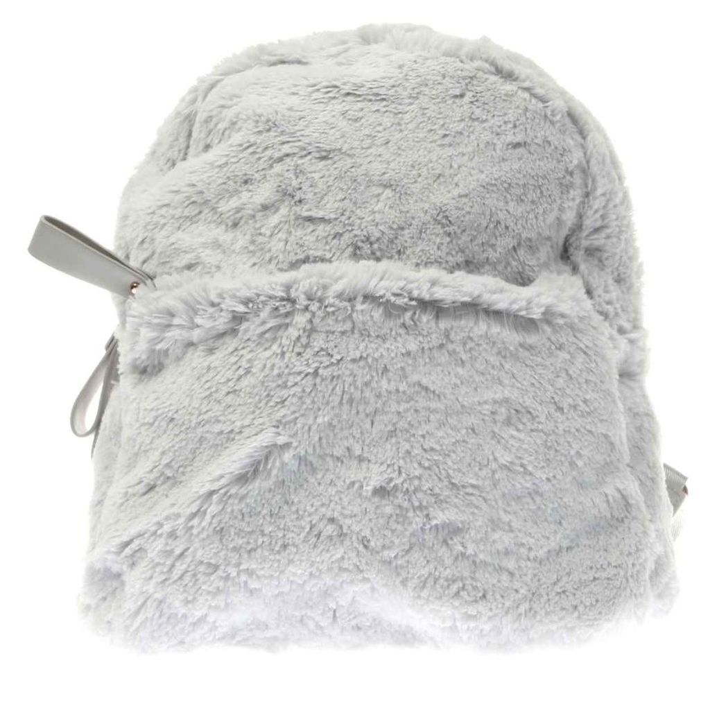 missguided grey faux fur bags