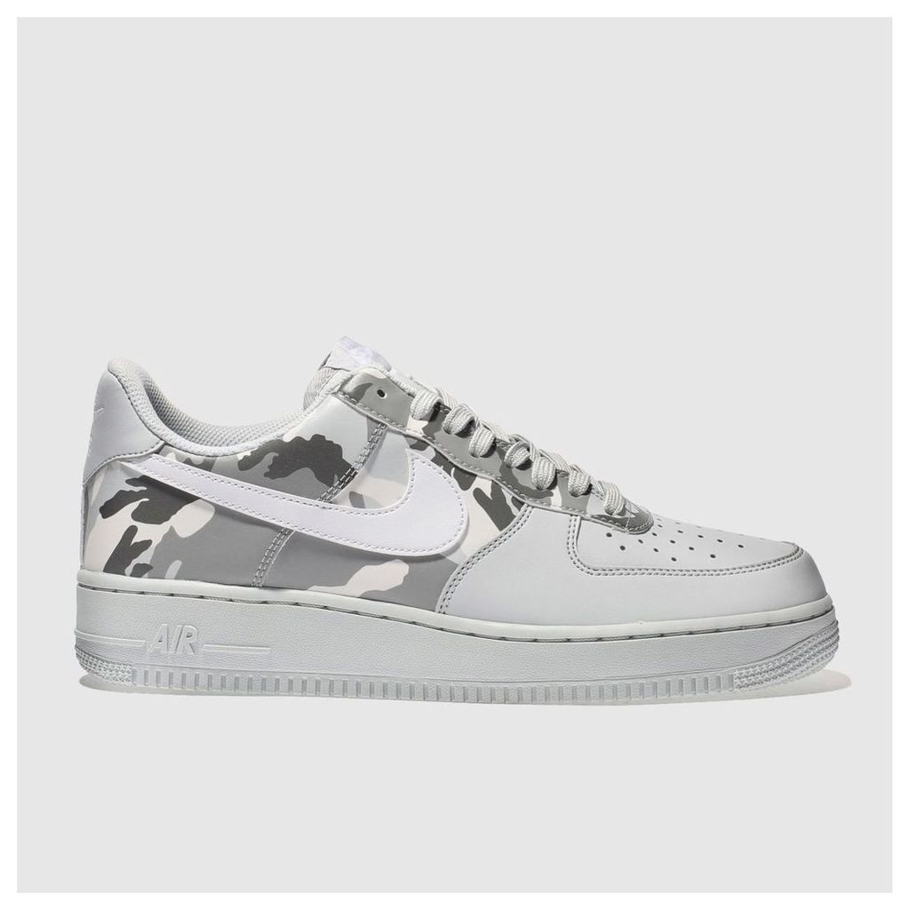 nike grey air force 1 07 trainers