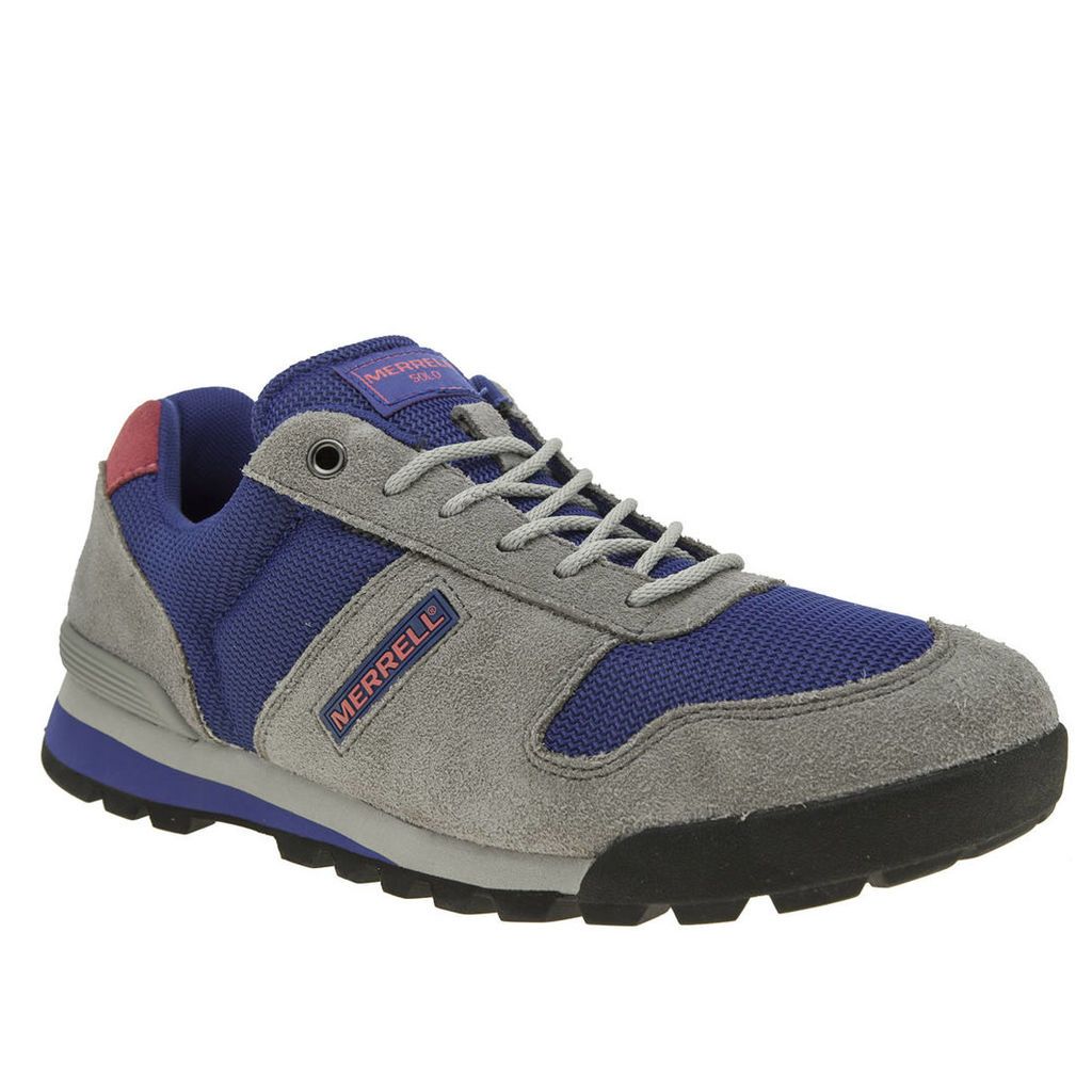 merrell light grey solo trainers