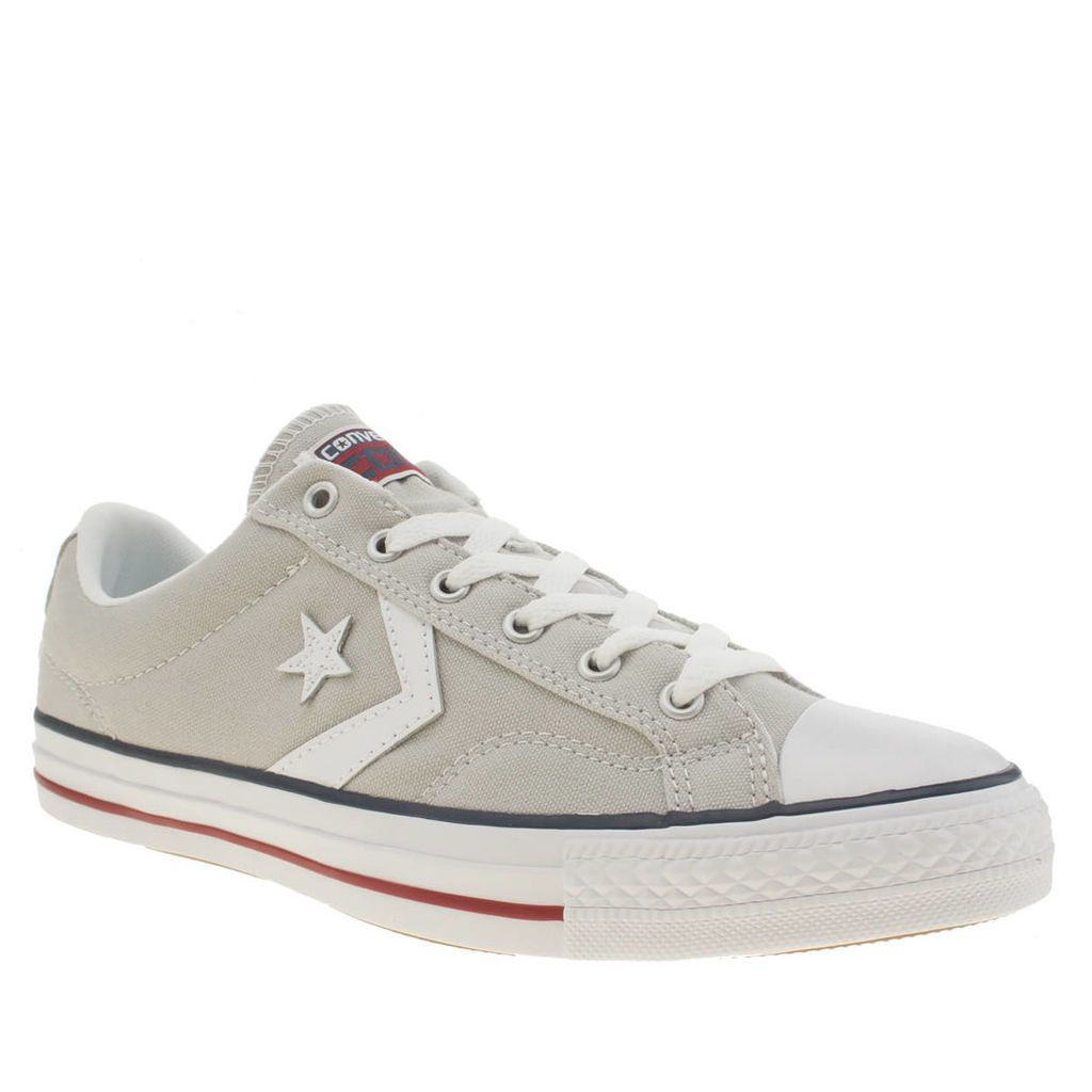 Light Grey Star Player Ox Trainers