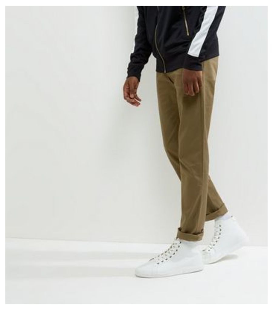 Olive Green Skinny Chinos New Look
