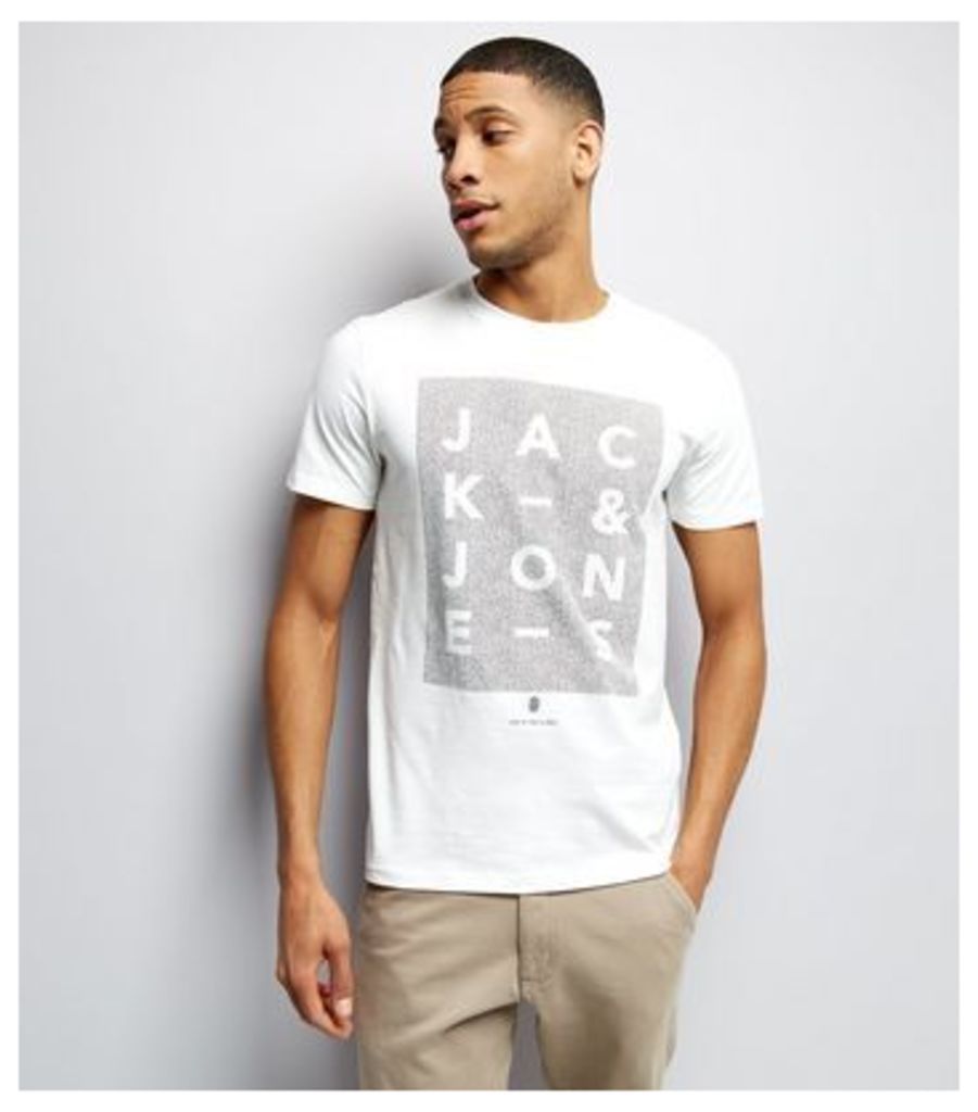 Jack & Jones White Crew Neck T-Shirt