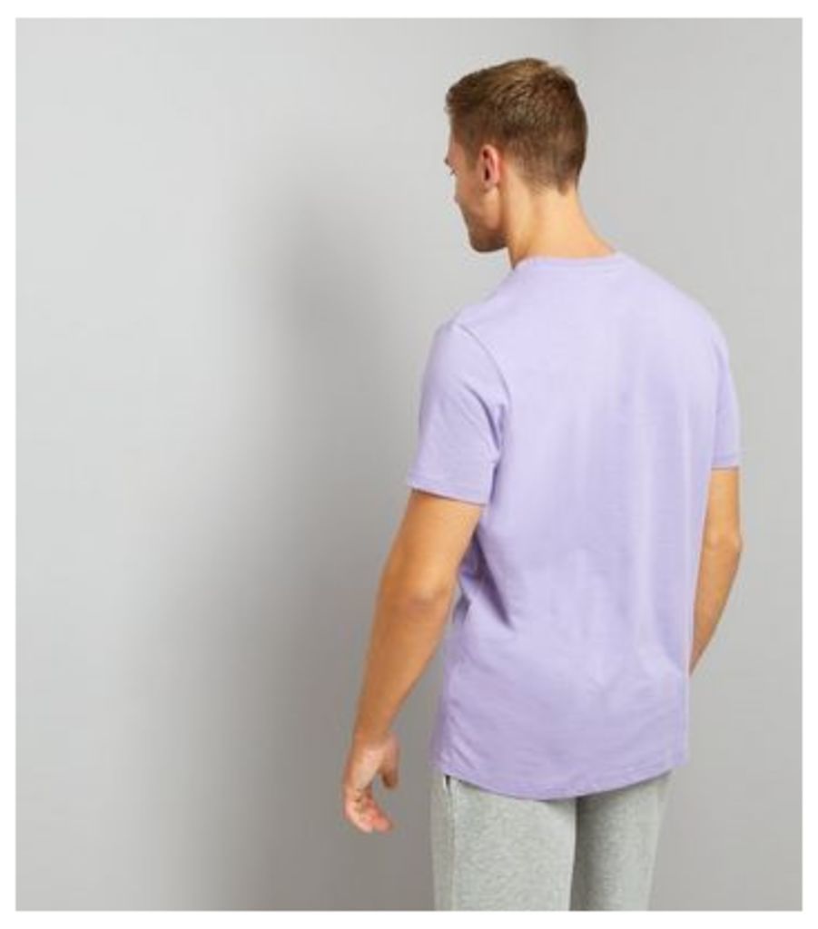 Lilac Crew Neck T-Shirt New Look