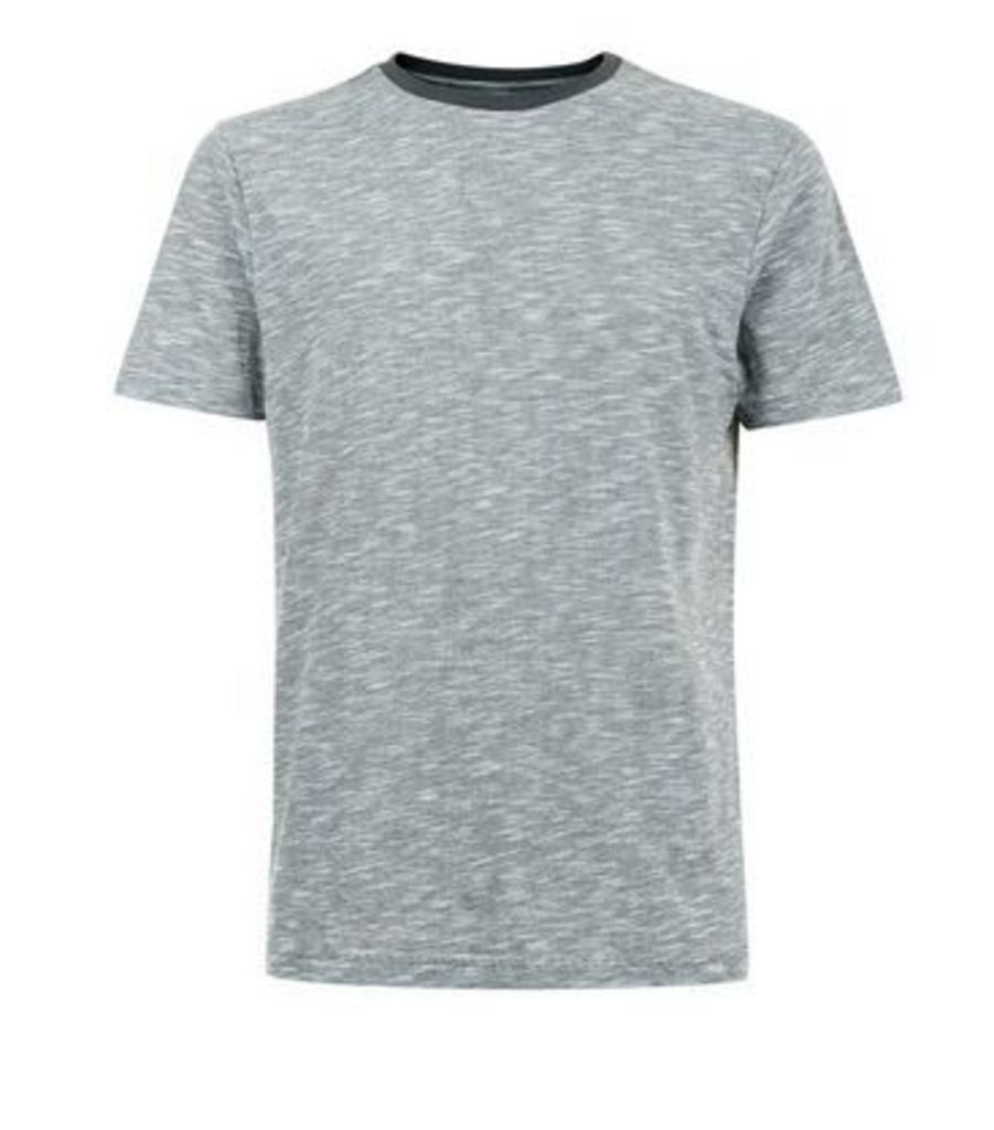 Grey Marl T-Shirt New Look