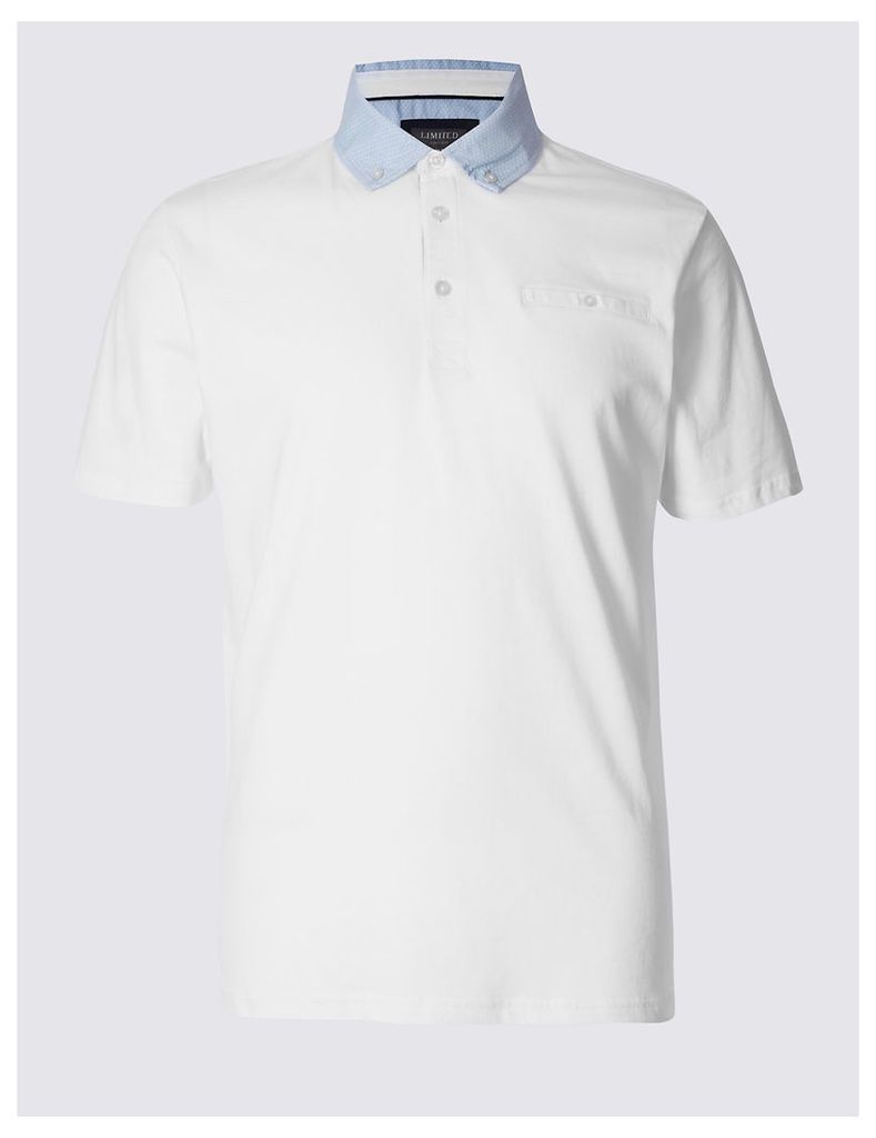Limited Edition Slim Fit Cotton Rich Polo Shirt