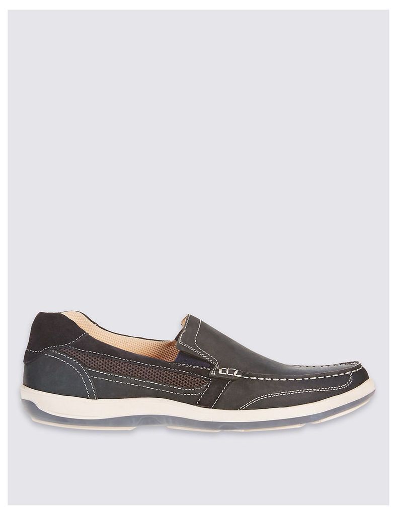M&S Collection Leather Slip-on Shoes