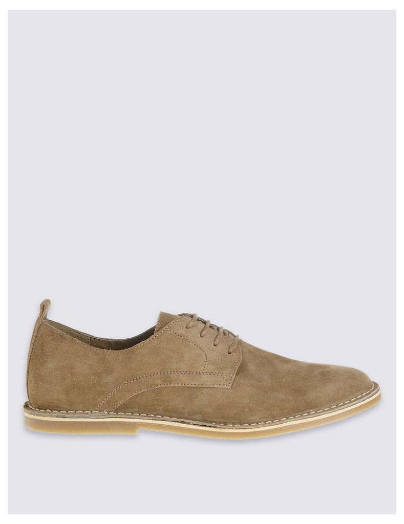M&S Collection Suede Desert Lace-up Shoes