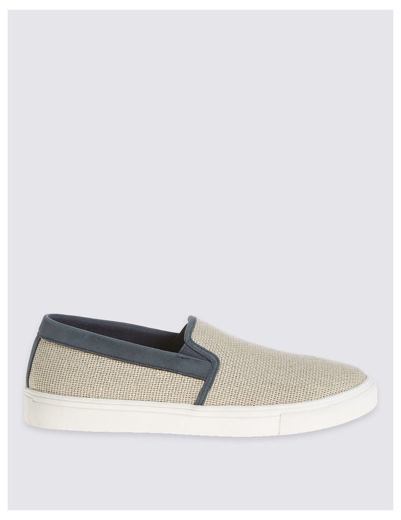 M&S Collection Weave Slip-on Shoes