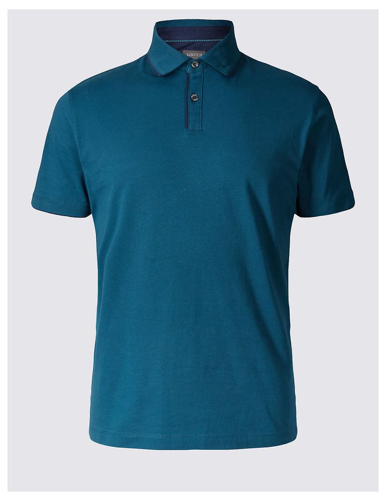 Limited Edition Slim Fit Pure Cotton Polo Shirt