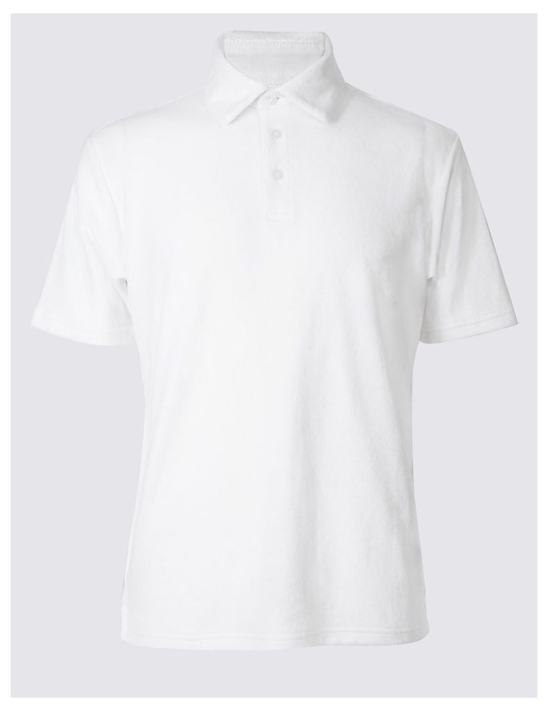 M&S Collection Cotton Rich Polo Shirt