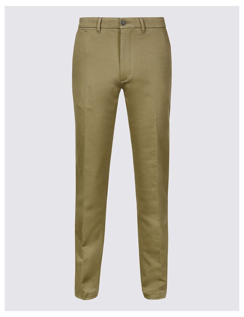 M&S Collection Slim Fit Travel Chinos with Stretch