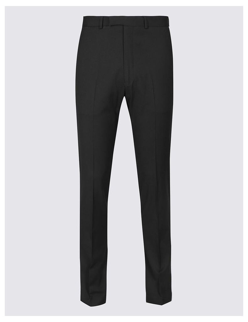 Limited Edition Black Textured Skinny Fit Trousers