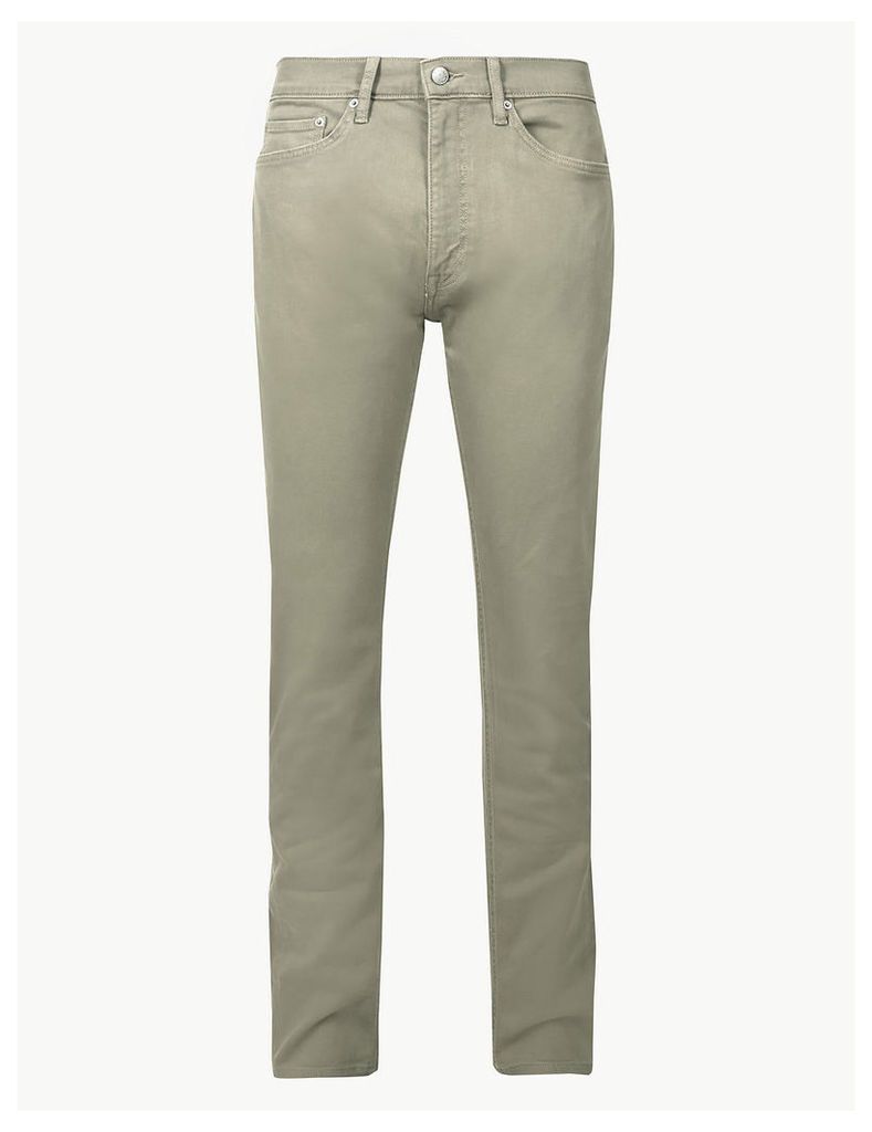 M&S Collection Tapered Fit Jeans with Stretch