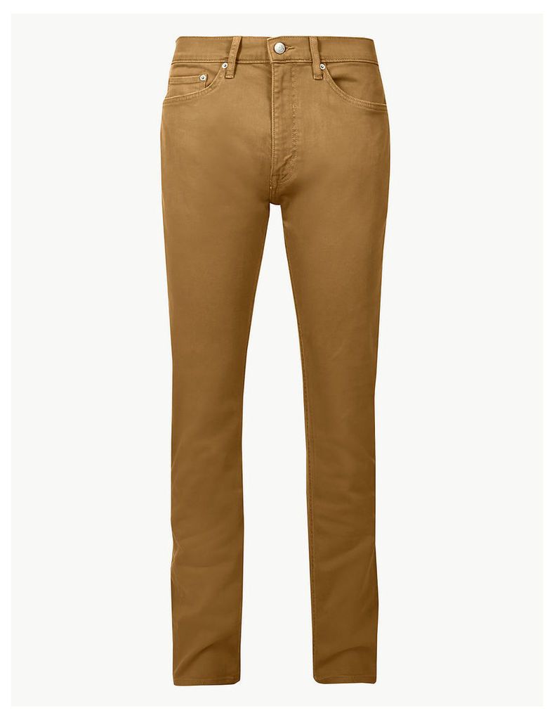M&S Collection Tapered Fit Jeans with Stretch